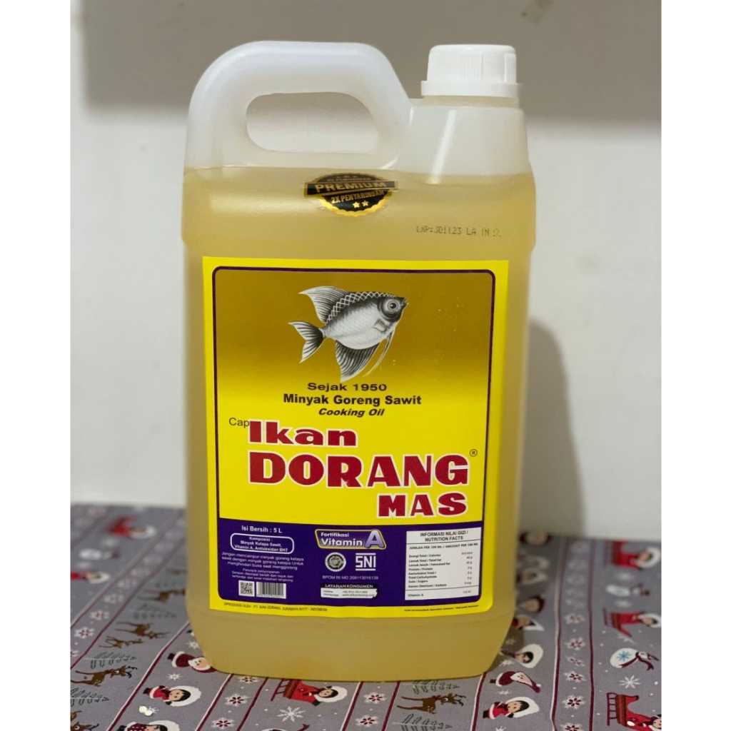 

MINYAK GORENG IKAN DORANG MAS 5 LITER