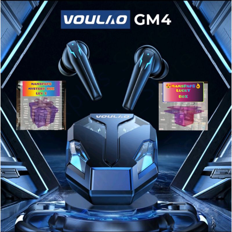 VOULAO GM4 GAME HEADPHONE ORIGINAL HEADSET GAMING BLUETOOTH TRUE WIRELESS