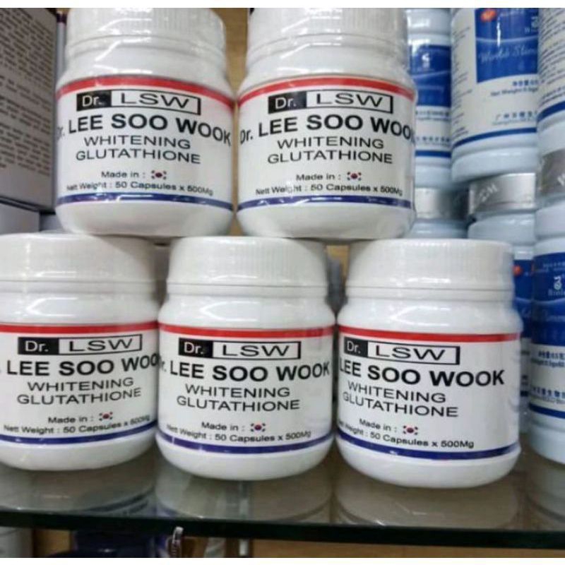 Dr. LSW Original 100% Asli Whitening Glutathione Lee Soo Wook Korea Pemutih Wajah Tubuh Herbal Pemut