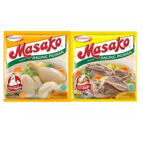 

Masako Daging Ayam Royco bumbu kaldu masak instan 1 renceng isi 12