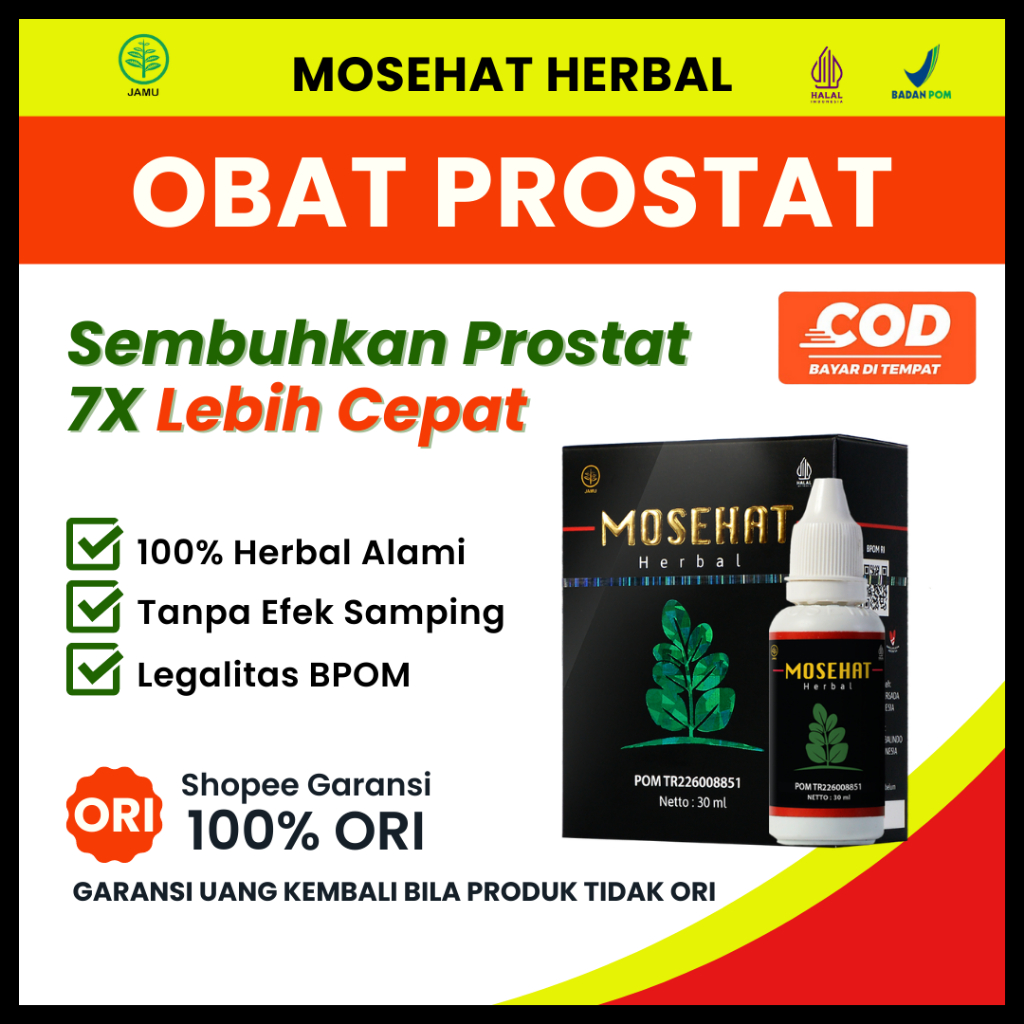 Obat Prostat Paling Ampuh Tanpa Operasi Mosehat Herbal Original Ampuh Berkhasiat