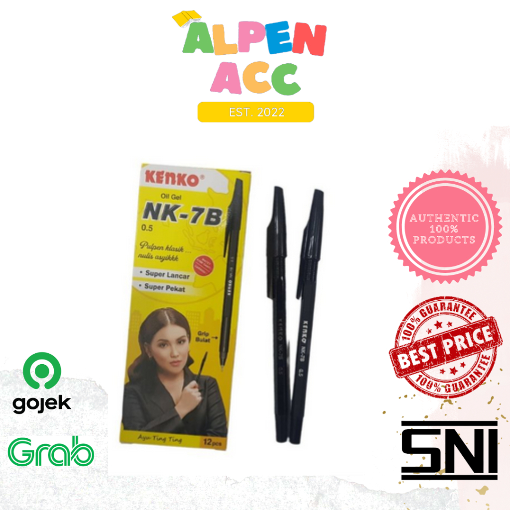 

KENKO Ball Pen / Pulpen / Pena Kenko NK-7B 1 BOX