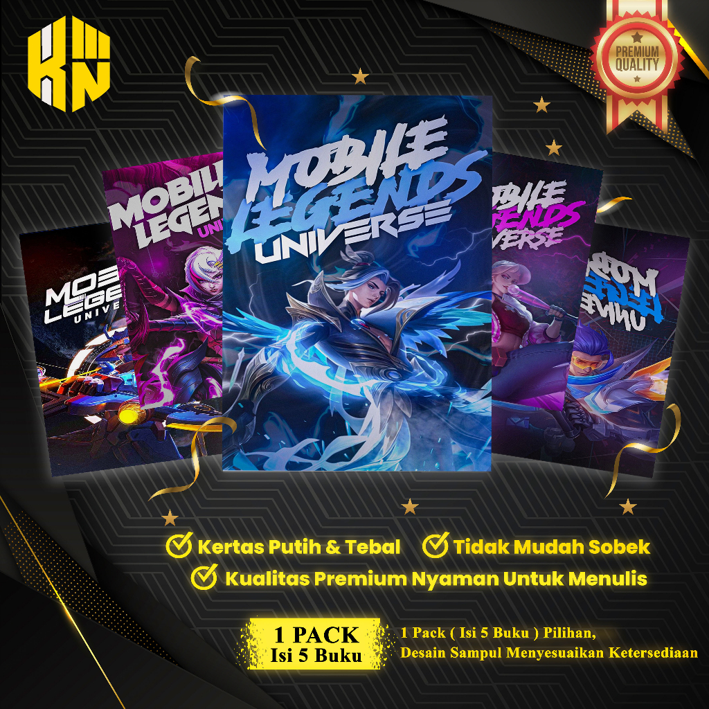 

KEN.IND - Buku Tulis Sekolah Anime 38 Lembar ( PAK ) Bergaris 38 Lembar 1 Pak Isi 5 Buku/ Buku Tulis Anime/ Buku Aesthetic/ Buku Catatan