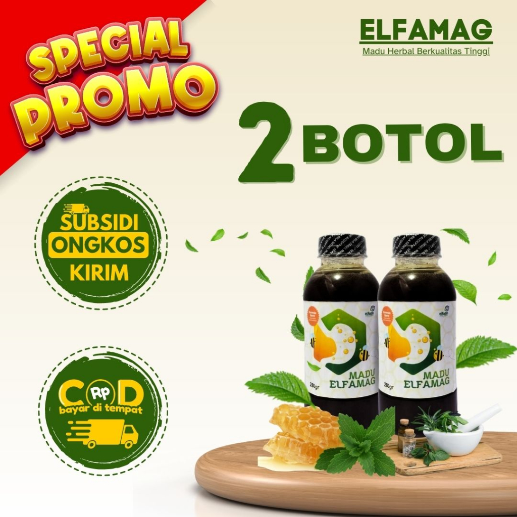 

Madu Elfamag Original - Madu Herbal Lambung Berkualitas Tinggi / 5x Lebih Efektif