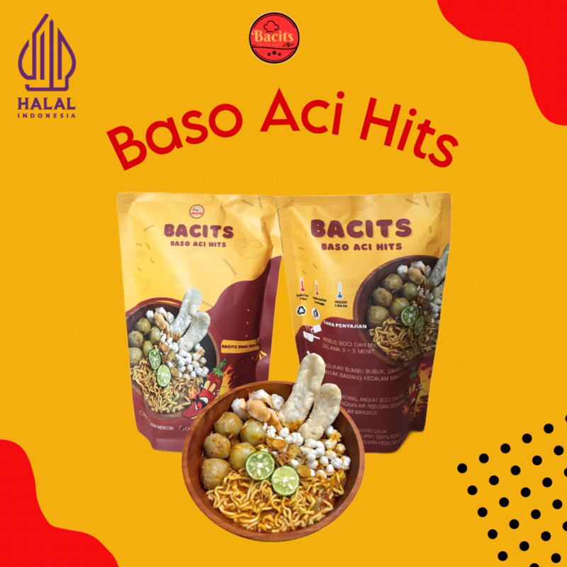 

BACITS - Baso Aci Hits Original / Tulang rangu / Keju / Ayam Mercon / Mix Topping