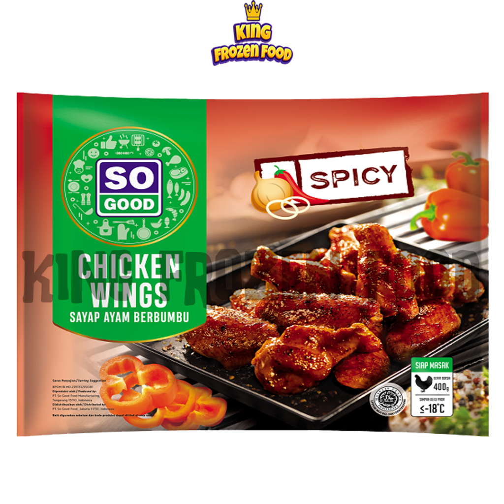 

So Good Spicy Chicken Wings 400Gram