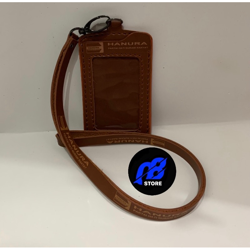 

ID CARD HOLDER PARTAI HANURA LANYARD KULIT PARTAI HANURA