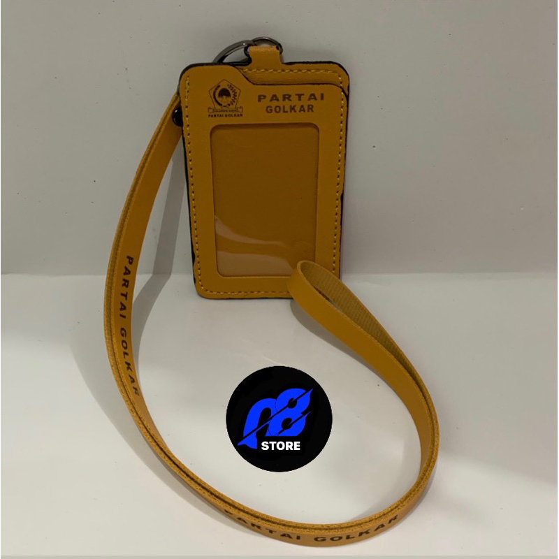 

ID CARD HOLDER PARTAI GOLKAR LANYARD KULIT PARTAI GOLKAR