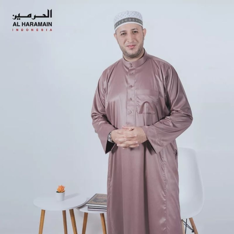 GAMIS / JUBAH AL HARAMAIN 100% ORIGINAL WARNA COKLAT