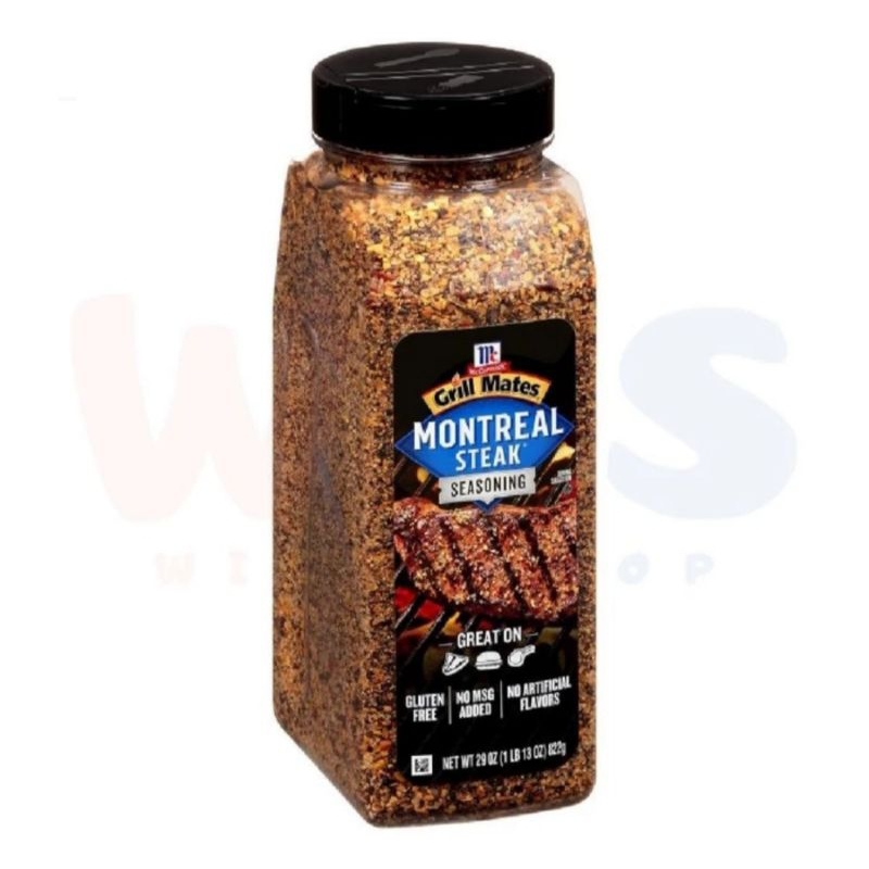 

Grill Mates Montreal Steak Seasoning 800g / Grill Mates Montreal Steak Bumbu Steak Siap Pakai Btl 800g