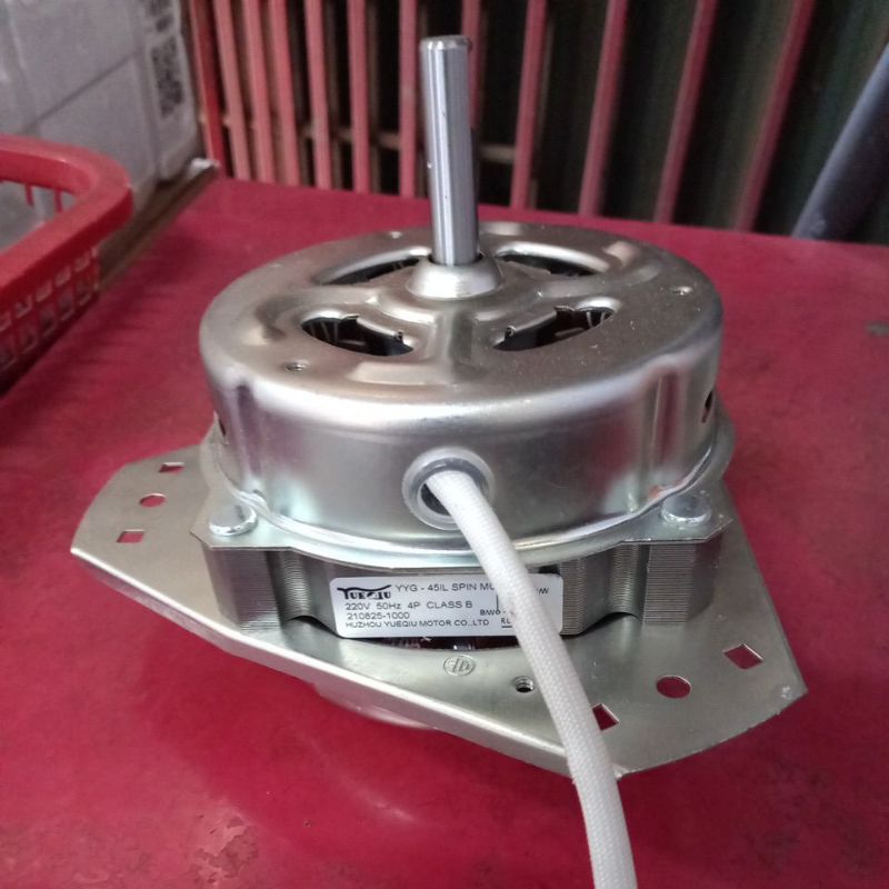 Dinamo / motor pengering / spin mesin cuci 2 tabung panasonic original merk YueQiu YYG 45IL