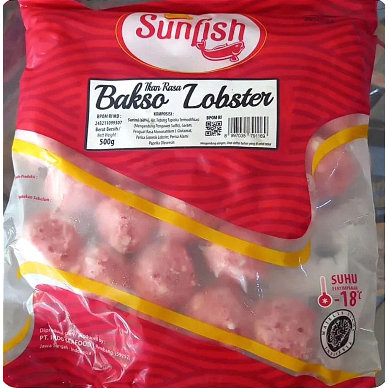 

SUNFISH BAKSO LOBSTER 500 GRAM