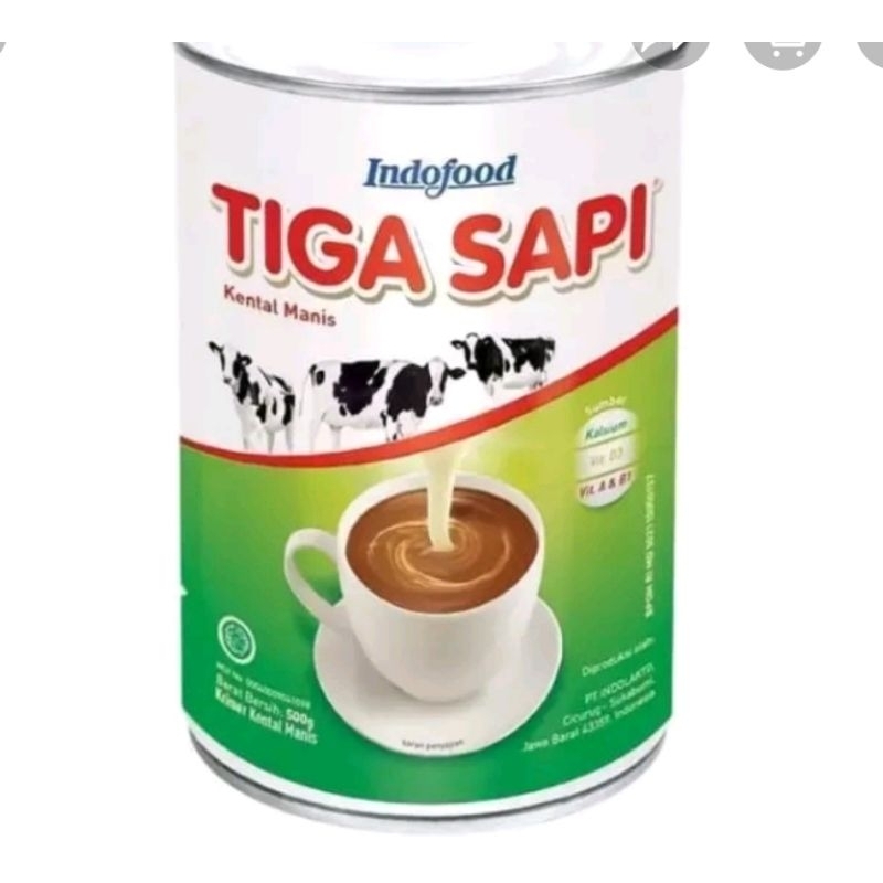 

Susu kental manis tiga sapi 490 Gr