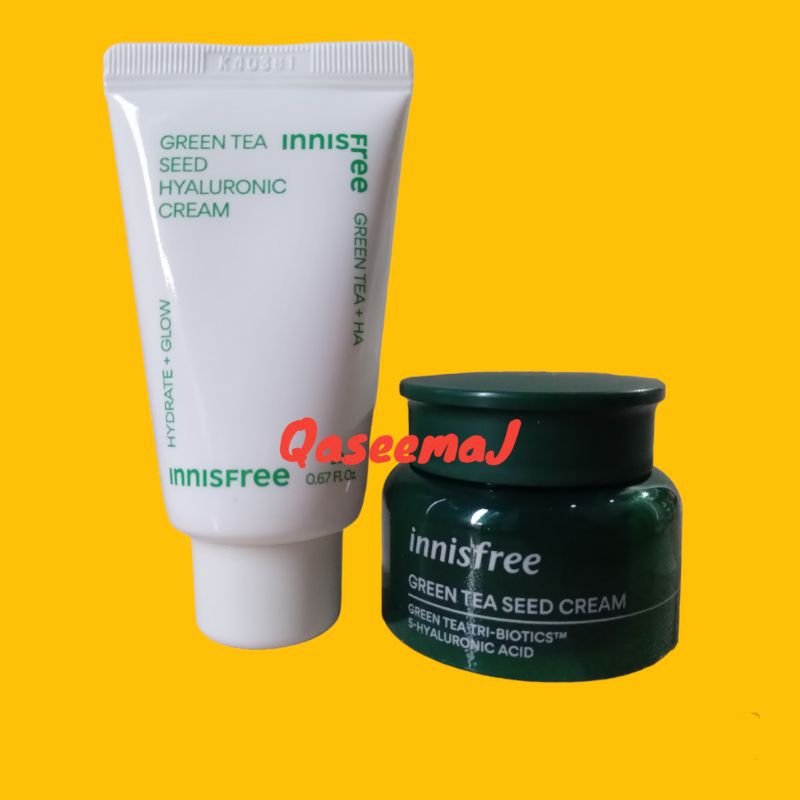 INNISFREE GREEN TEA CREAM TRAVEL KIT 20ML KEMASAN TERBARU