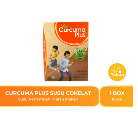 

Curcuma Plus Susu Bubuk Nafsu Makan Ekstrak Temulawak Coklat 180gr