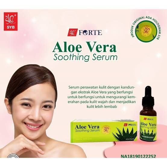 SYB FORTE ALOE VERA SOOTHING SERUM BPOM / SERUM ALOEVERA SYB FORTE Original