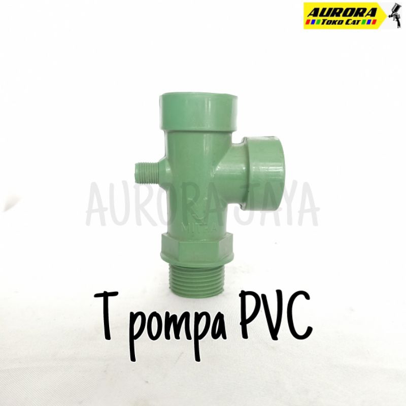 T Pompa Bahan PVC / Tee Pompa PVC
