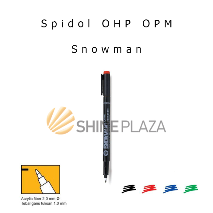 

Spidol Permanent OHP OPM Snowman 1.0
