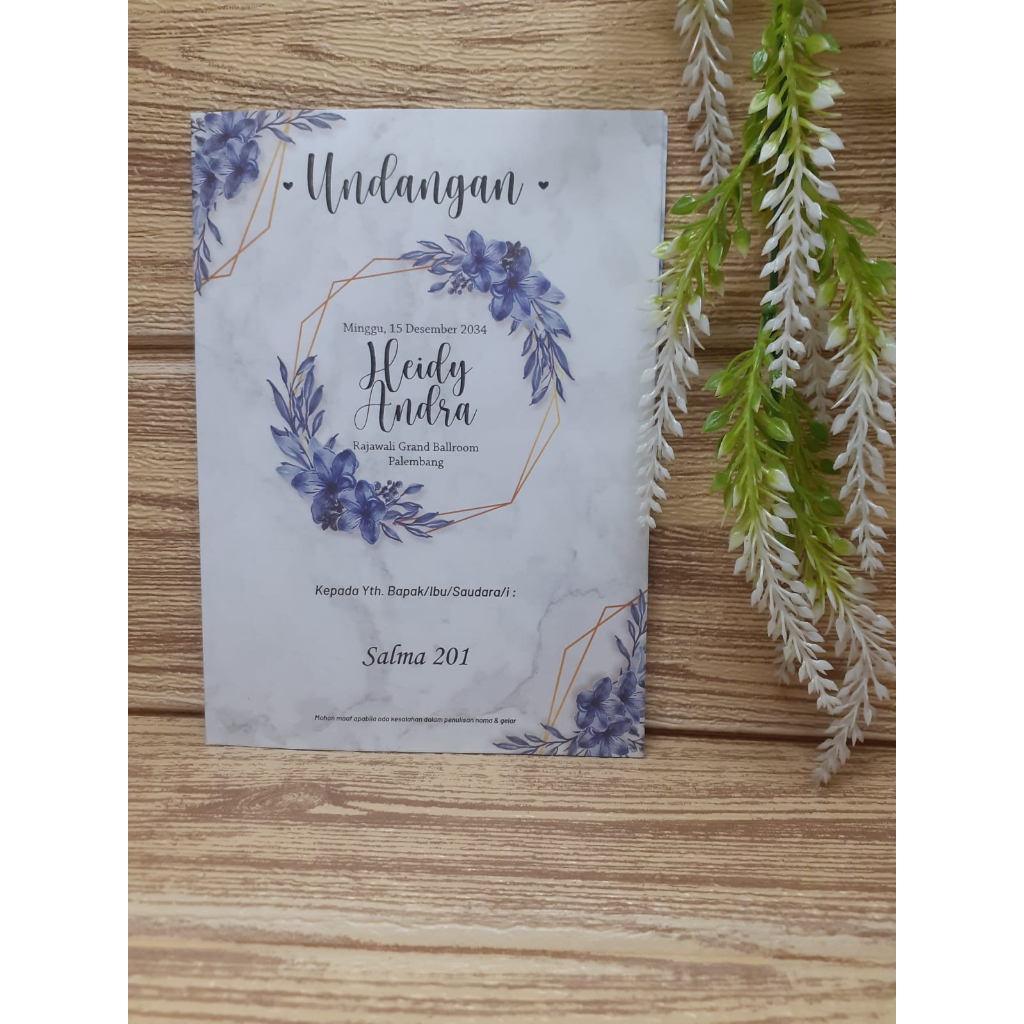 Blangko Undangan Murah Salma 201