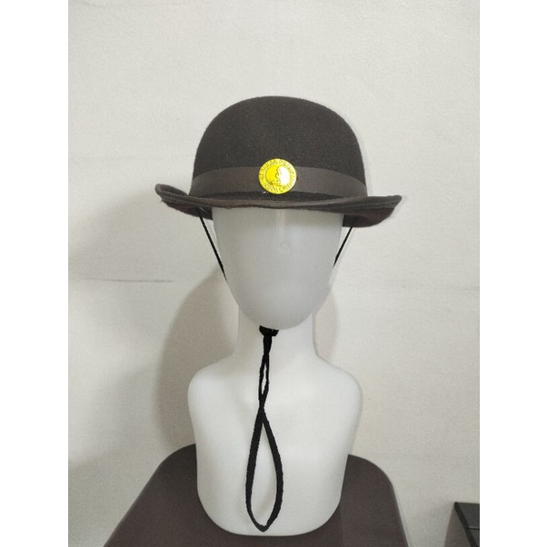 ( GROSIR 20 PCS ) Topi boni pramuka perempuan dewasa murah bahan laken dan rajut