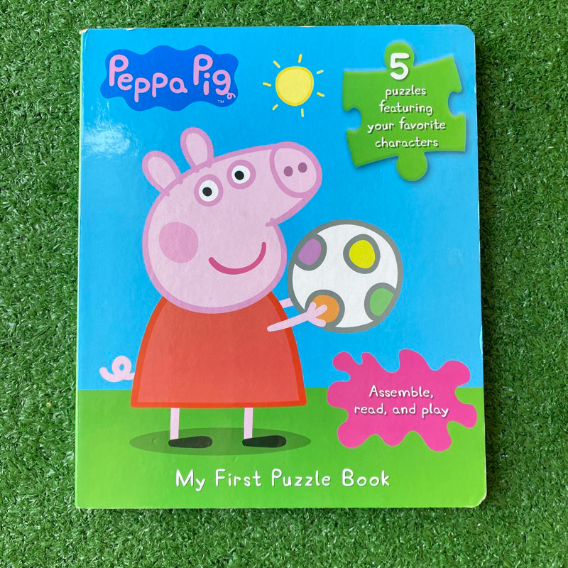 [PRELOVED]Puzzle book peppa pig