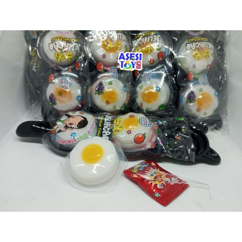 

permen anak warung rasa jelly telur ayam baris 10pcs