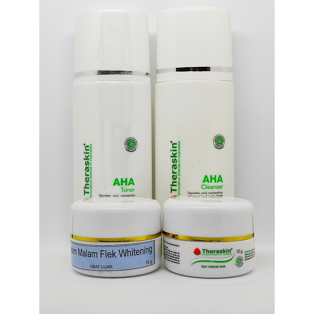 Paket Theraskin Flek Whitening / paket flek tipis / paket flek pemula / paket flek remaja / paket th