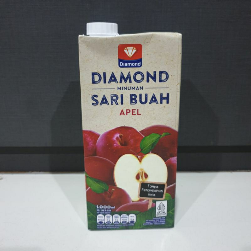 

Diamond Minuman Sari Buah Apel Tanpa Penambahan Gula 1000ml