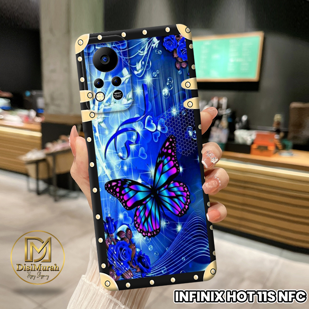 (DS0568) Case Hp Pro Kamera Infinix Hot 11S NFC  MOTIF Butterfly Ready Untuk semua tipe handphone Vivo Realme Xiaomi Samsung Infinix Itel vision Iphone Softcase Lentur casing protection