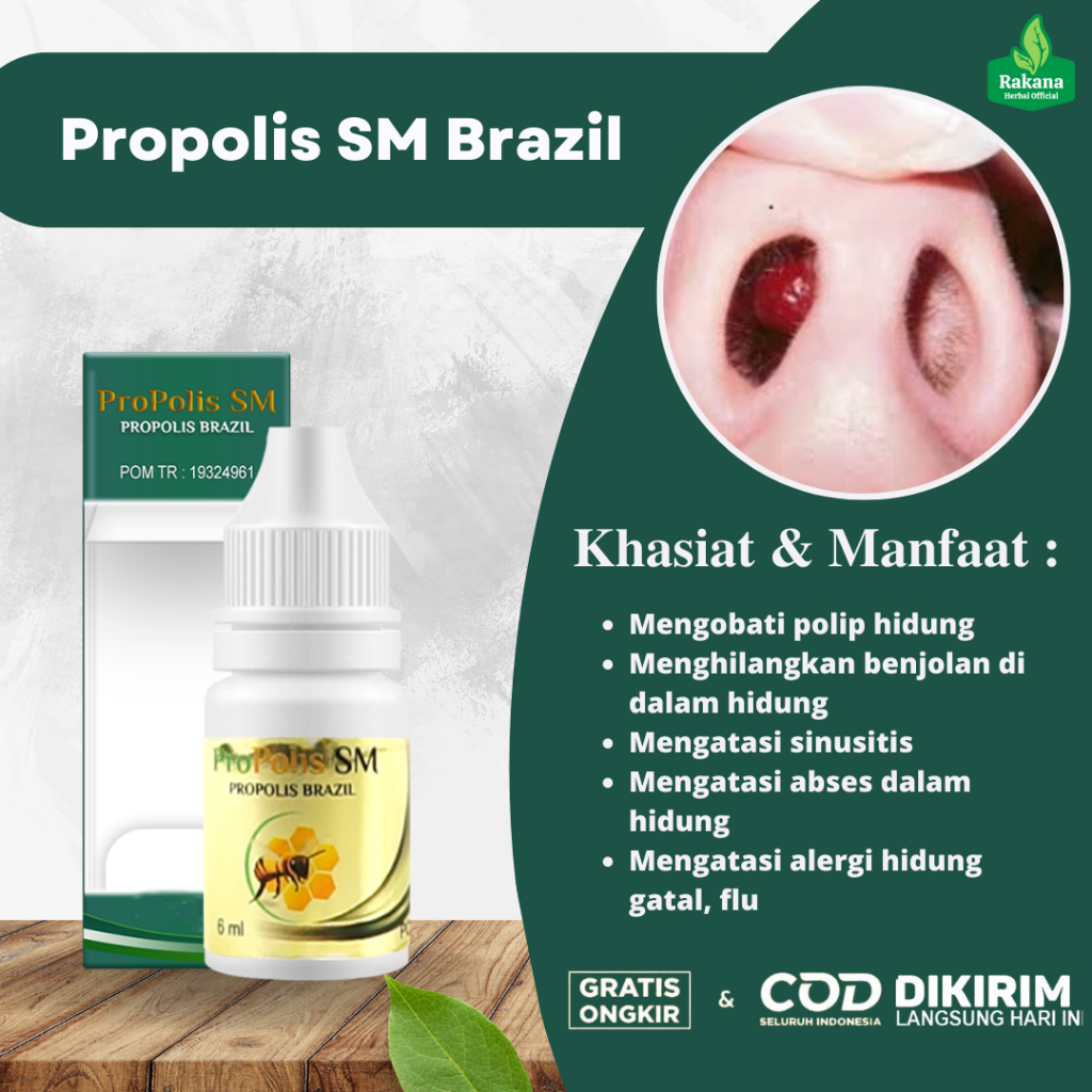 Obat Penghilang Benjolan Di Dalam Hidung, Polip Hidung, Radang Polip, Tumor Hidung, Abses Hidung, Je