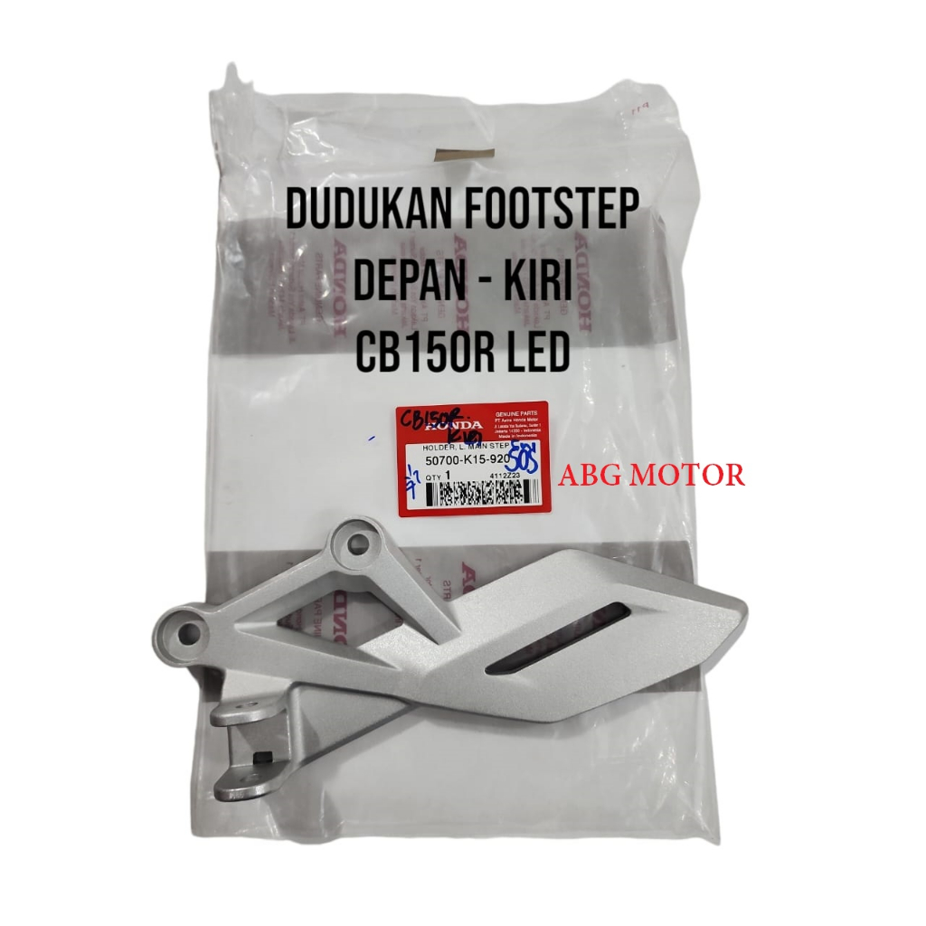 PANGKON DUDUKAN FOOTSTEP DEPAN KIRI CB150R CB 150 R LED ORIGINAL ASLI