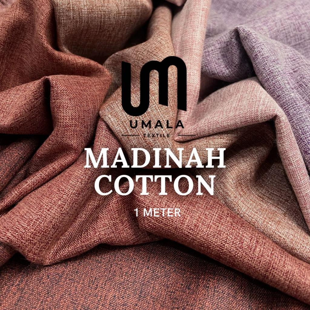 Kain Bahan Katun Adem 1 Meter - Madinah Fodu