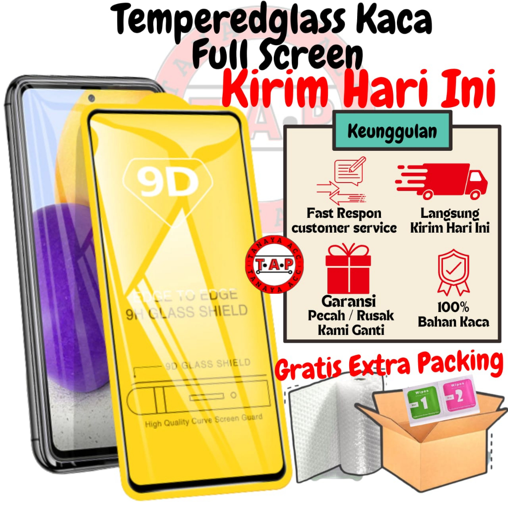 Tg Tempered Glass Full Screen Kaca INFINIX SMART 5 4 6 7 HD TANAYAACC