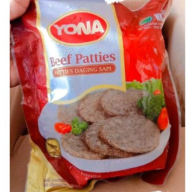 

YONA BEEF PATTIES 500 GR ISI 10PCS