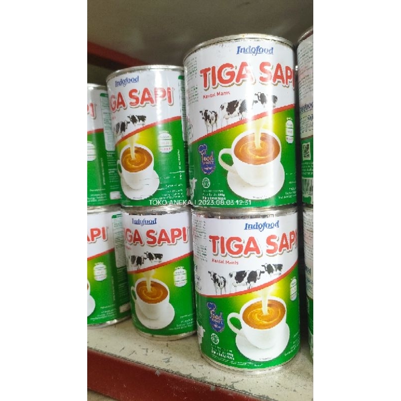 

SUSU KENTAL MANIS TIGA SAPI 490g