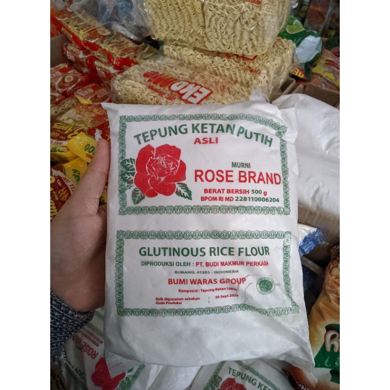 

TEPUNG KETAN PUTIH ROSE BRAND 500gr