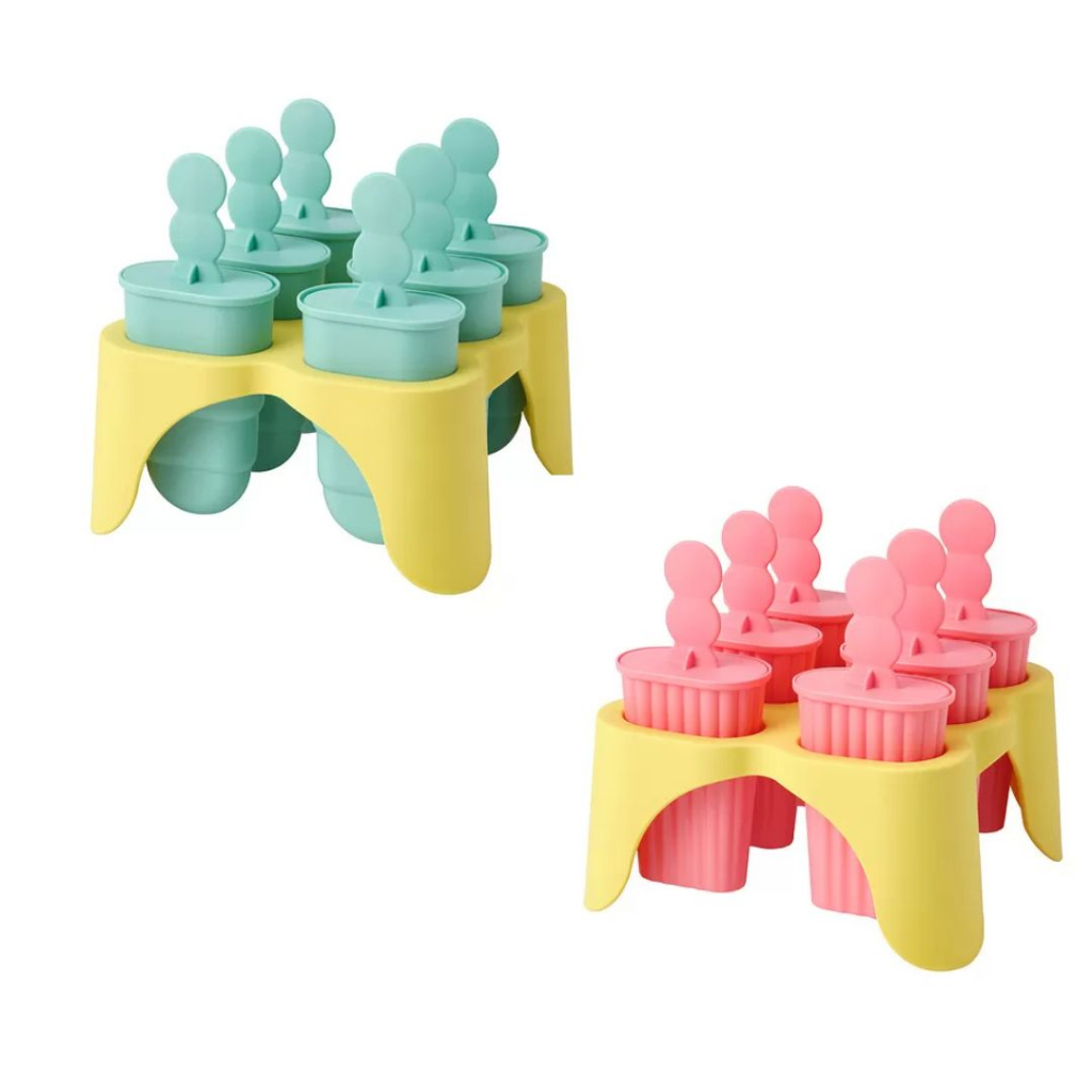 

uppylld Cetakan es loli, merah muda/kuning/toska/kuning UP6536