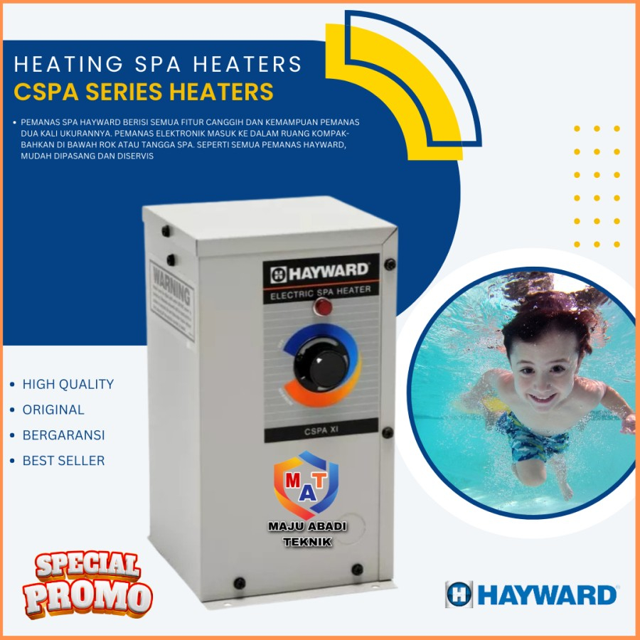 Water Heater Electric Pemanas Air Spa Kolam Renang Whirpool Hayward