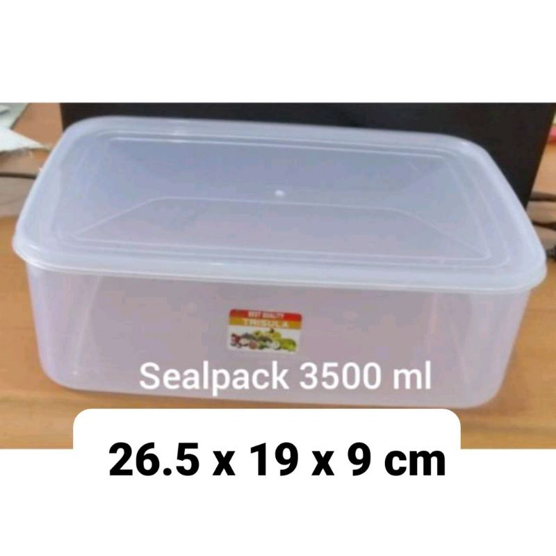 ORIPLAST 3500ML Kotak Kue, Wadah Plastik Makanan