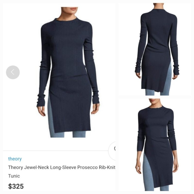 THEORY knit dress tunic