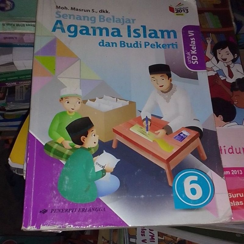 buku agama islam SD kelas 6 erlangga revisi