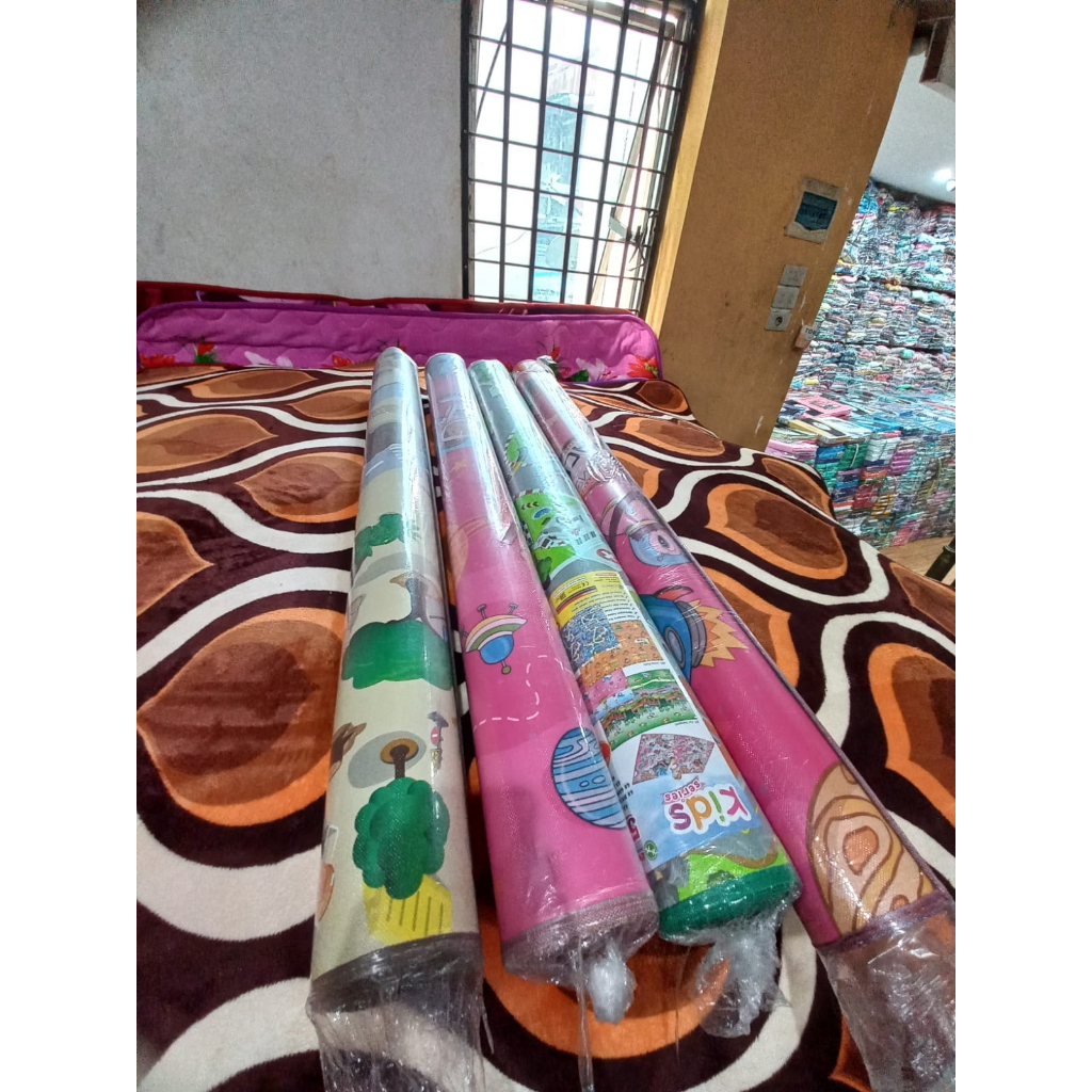karpet foam PE motif bolak balik | tikar karakter