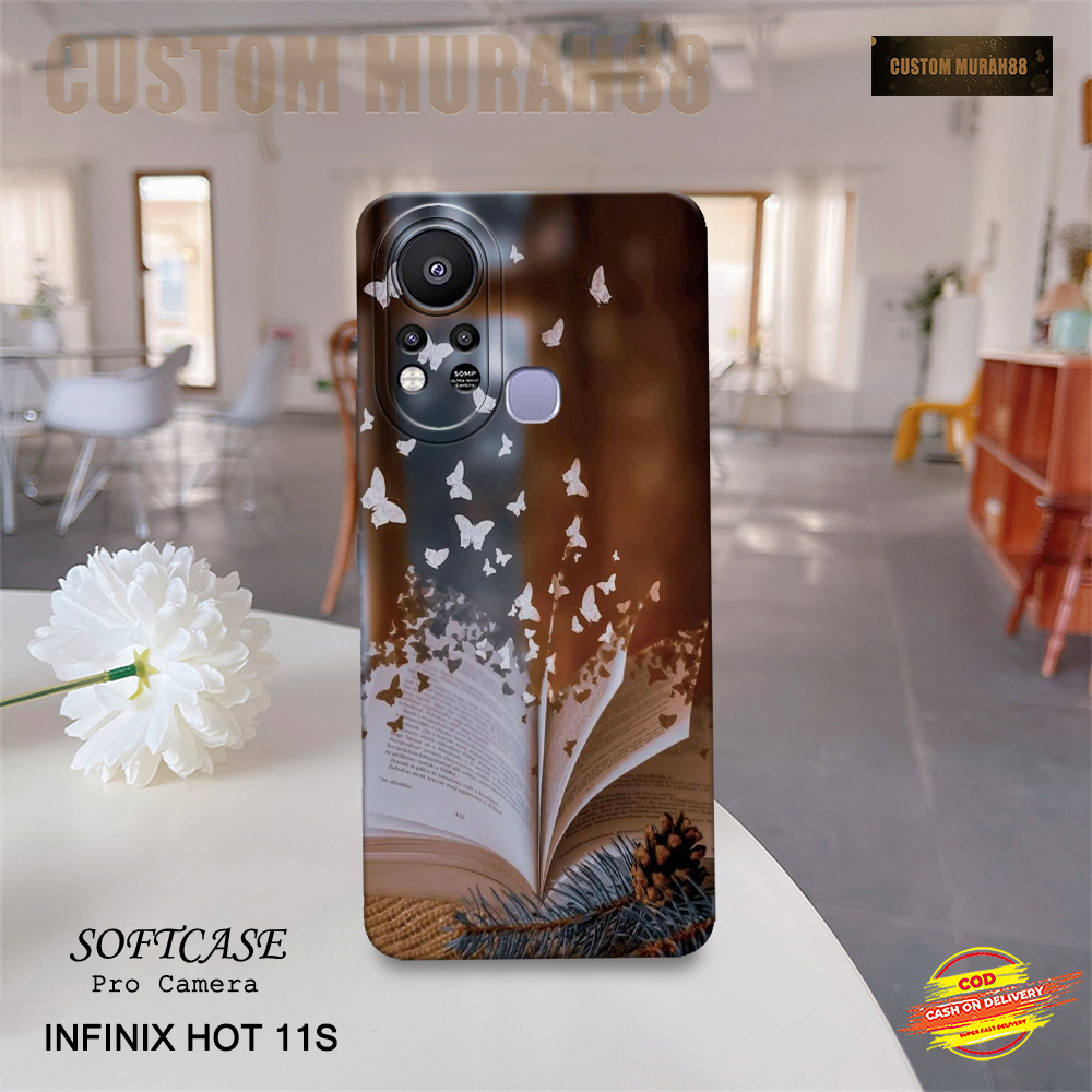 Case Infinix Hot 11S Terbaru - Fashion Case KUPU - Casing Hp Infinix Hot 11S - Softcase Pro Camera I