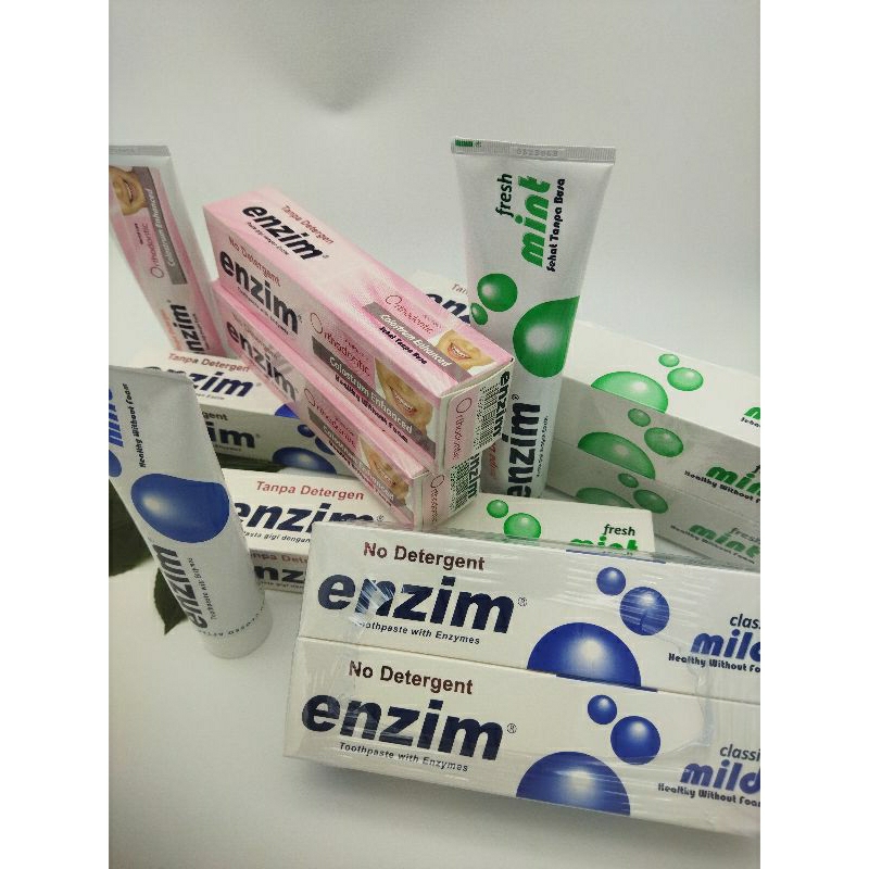 Pasta Gigi Enzim Pasta Gigi Dewasa Tanpa Detergen Tanpa Busa Odol Enzim Gigi Sehat