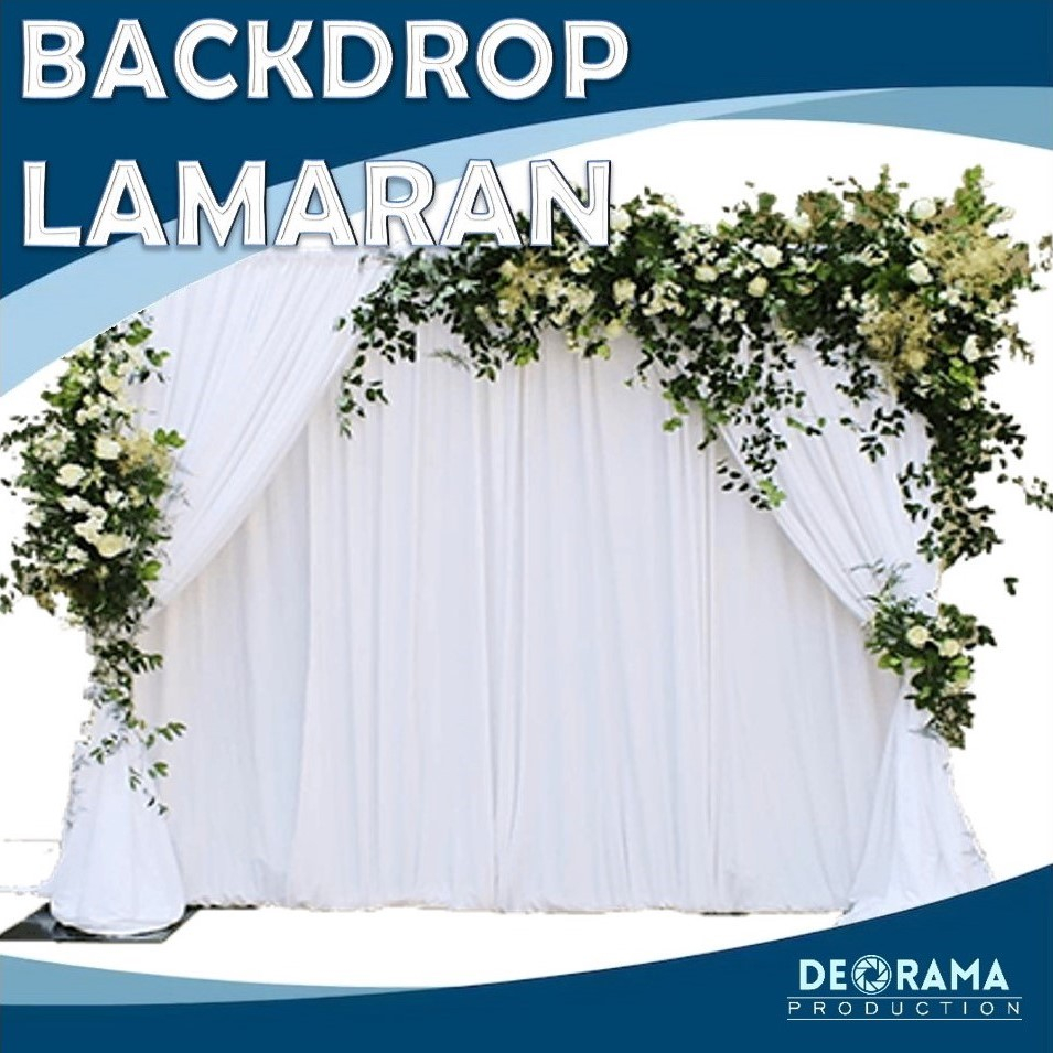 jasa sewa backdrop lamaran / rental backdrop acara engagement