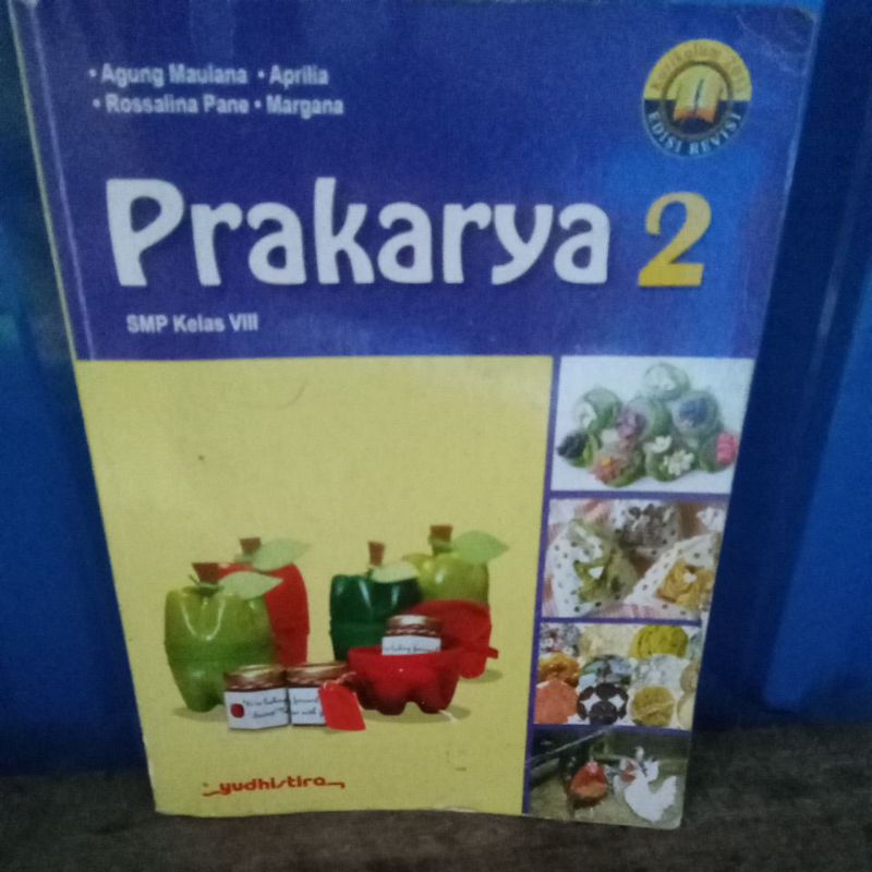 buku prakarya untuk SMP kelas 2 Yudhistira