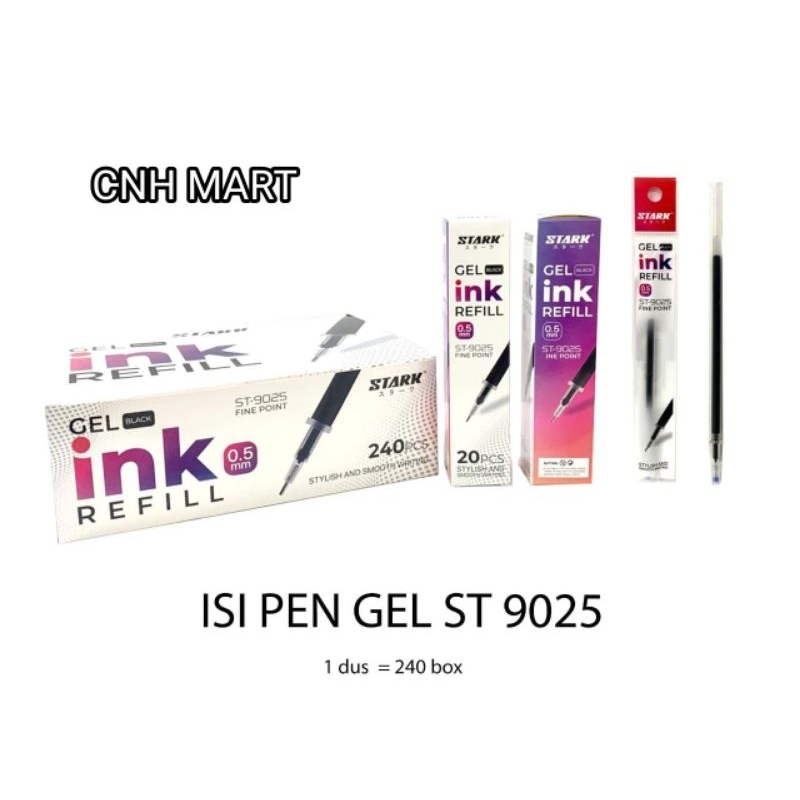 

Isi Refill Pulpen Gel 0.5 Mm Stark