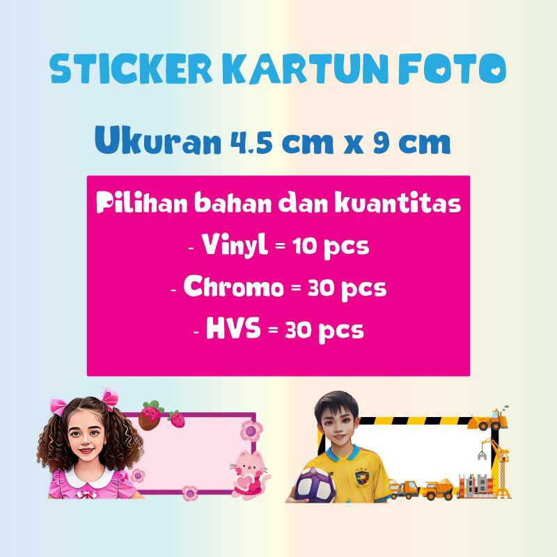 

Sticker Kartun Foto