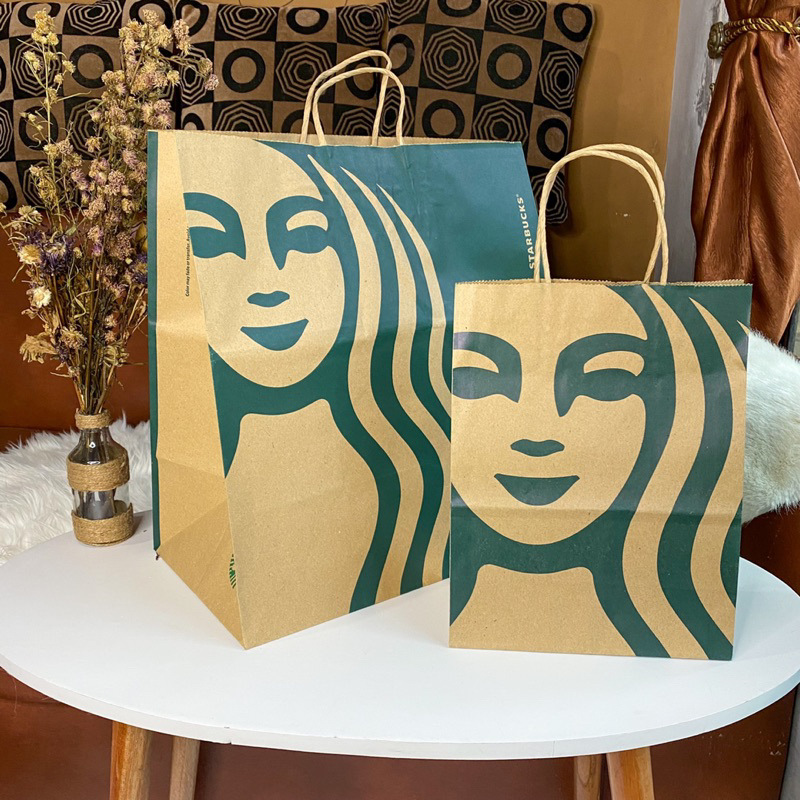 

Paper Bag Starbucks Original Paperbag Kopi Starbuck Ori