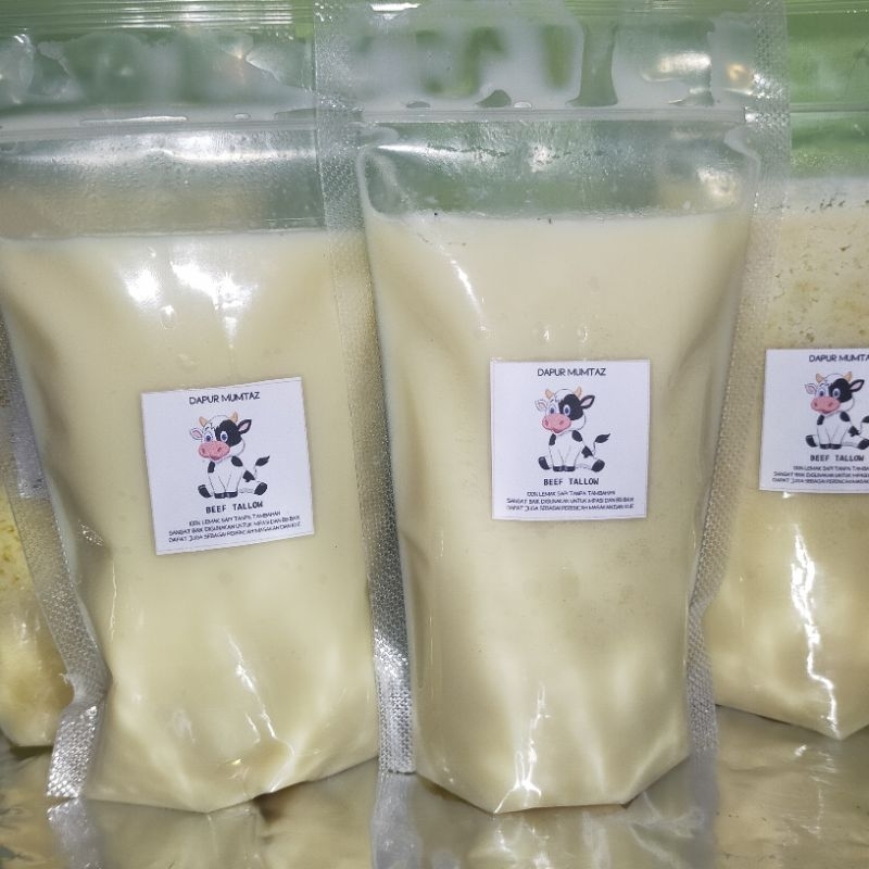 

100% BEEF TALLOW/MINYAK LEMAK SAPI Sangat Baik untuk MPASI & BB ANAK FRESH 200gram